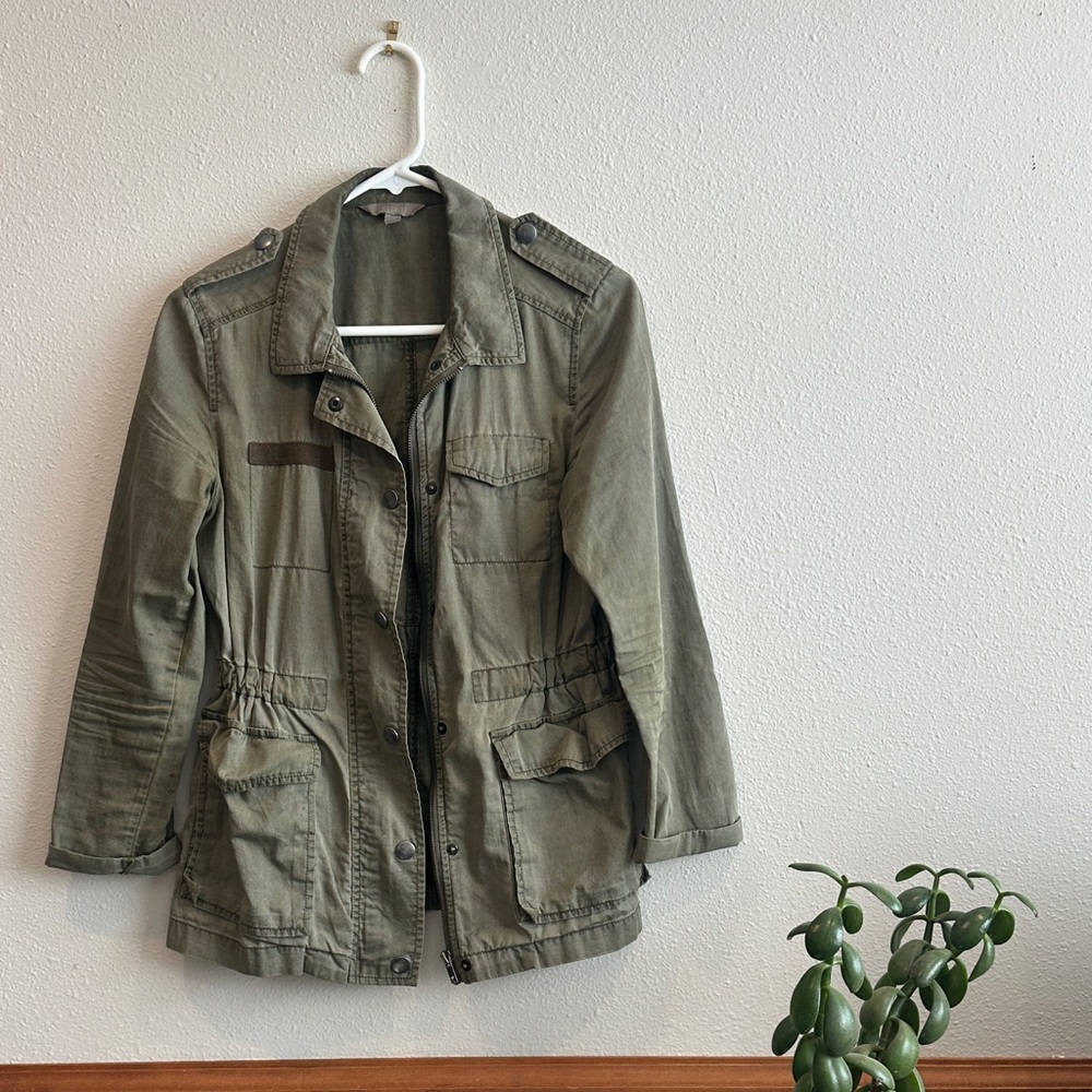 Olive Green Utility Jacket